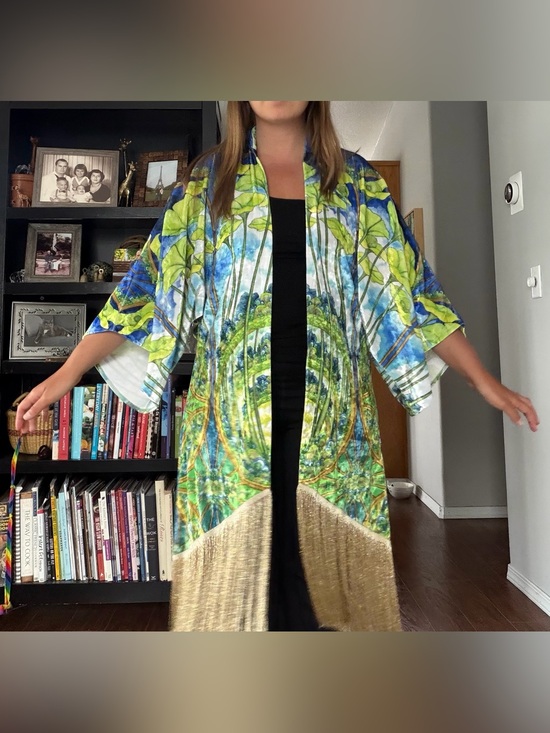 Warrior Within Designs Other - Warrior Within Designs Crushed Velvet Kimono